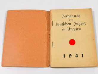 Jahrbuch der deutschen Jugend in Ungarn, datiert 1941, 200 Seiten, gebraucht, Umschlag gelöst, A3