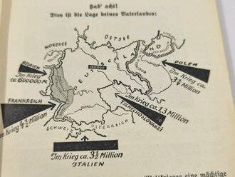 S.F. Die Soldatenfibel, datiert 1939, 119 Seiten, gebraucht, A5