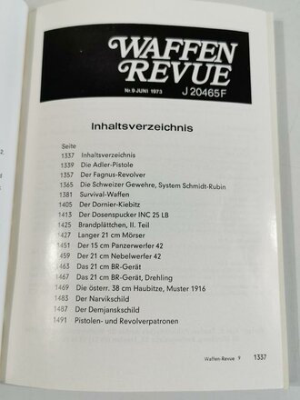 Waffen Revue Nr. 9, Die "Adler"-Pistole, gebraucht, 160 Seiten