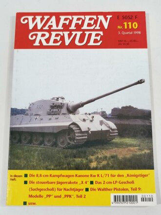 Waffen Revue Nr. 110, Die 8,8-cm-Kampfwagen-Kanone Kw K L/71 für den "Königstiger", 160 Seiten