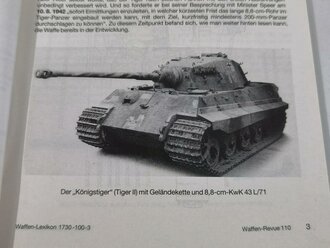 Waffen Revue Nr. 110, Die 8,8-cm-Kampfwagen-Kanone Kw K L/71 für den "Königstiger", 160 Seiten