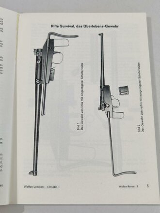 Waffen Revue Nr. 1, Rifle Survival, das Überlebens-Gewehr, 160 Seiten