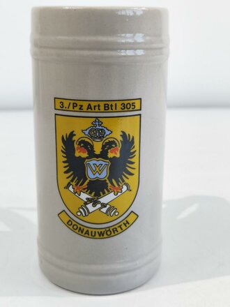 Bierkrug Bundeswehr "3./ Pz Art Vtl 305 Donauwörth"
