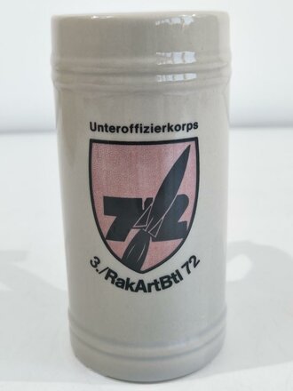 Bierkrug Bundeswehr "Unteroffizierskorps 3./ RakArtBtl 72"