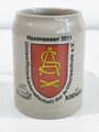 Bierkrug Bundeswehr "Haxenessen 2011, Unteroffizierskameradschaft der Artillerieschule e.V."