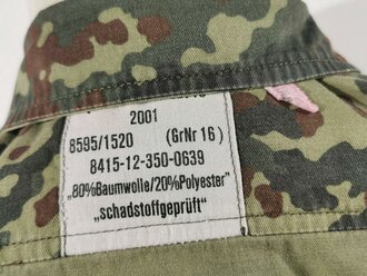 Bundeswehr, Feldbluse flecktarn, gebraucht, Bundeswehr Grösse 16