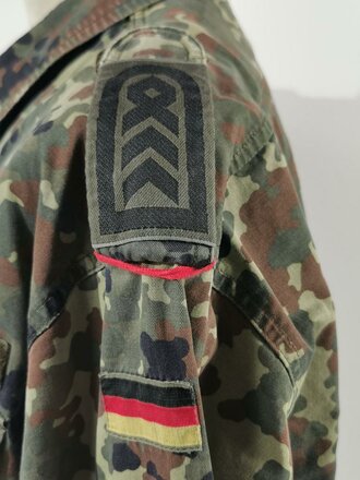 Bundeswehr, Feldbluse flecktarn, gebraucht, Bundeswehr Grösse 16