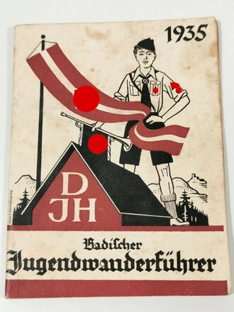 DJH - Badischer Jugendwanderführer, datiert 1935, 48...