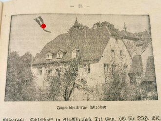 DJH - Badischer Jugendwanderführer, datiert 1935, 48 Seiten, unter A5