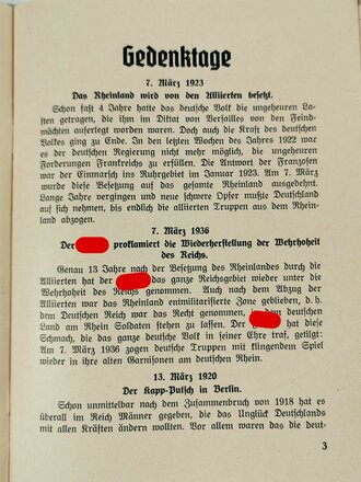 DJ - Führerdienst Gebiet Hochland 19 - Folge 3 März 1939, 48 Seiten, A5