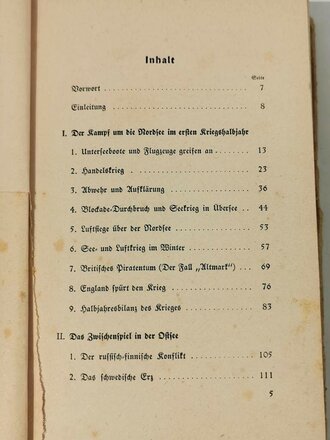 Der Kampf um die Nordsee - Chronik des norwegischen Feldzugs, datiert 1939/40, 310 Seiten, A5