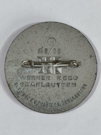 Leichtmetallabzeichen "Gautag am Westwall Kaiserslautern 1939"