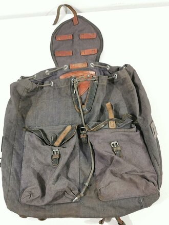 Luftwaffe, Rucksack datiert 1941, getragenes Stück