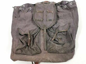 Luftwaffe, Rucksack datiert 1942, getragenes Stück