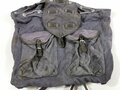 Luftwaffe, Rucksack datiert 1941, getragenes Stück, Leder zum Teil trocken