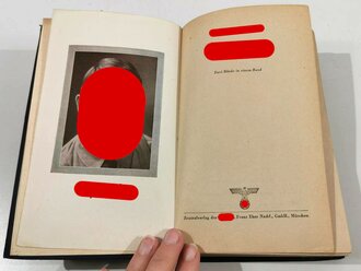 Adolf Hitler " Mein Kampf" blaue Ganzleinenausgabe, komplett