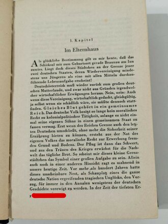 Adolf Hitler " Mein Kampf" blaue Ganzleinenausgabe, komplett