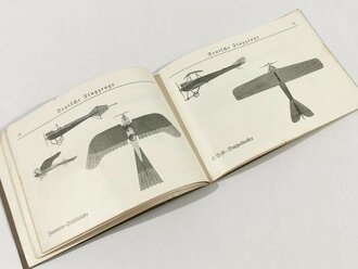 1.Weltkrieg , 31 seitiges Heft " Abbildungen deutscher, englischer und französischer Flugzeuge"