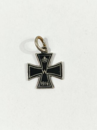 Eisernes Kreuz 2. Klasse 1914 emailliert, Miniatur 11mm
