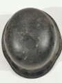 Feuerwehr III.Reich, Stahlhelm in gutem Zustand, Originallack, ungereinigtes Stück
