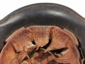 Feuerwehr III.Reich, Stahlhelm in gutem Zustand, Originallack, ungereinigtes Stück