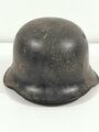 Feuerwehr III.Reich, Stahlhelm in gutem Zustand, Originallack, ungereinigtes Stück