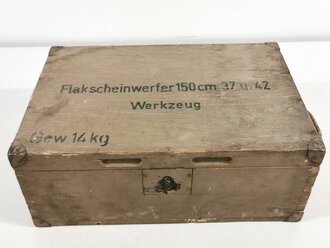 Transportkasten "Flakscheinwerfer 37 u.42...