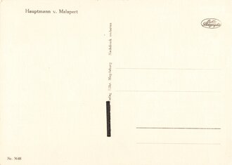 Fotopostkarte Ritterkreuzträger mit Eichenlaub Hauptmann v. Malapert, Verlag Röhr Magdeburg 