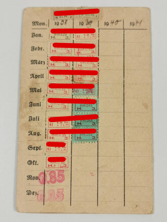 Deutsches Jungvolk / Hitler Jugend Bann Zweibrücken, Ausweise und Papiere eines Angehörigen