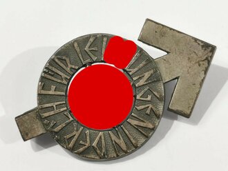 HJ Leistungsabzeichen in silber, Leichtmetall versilbert, M1/35, Verleihungsnummer 259410