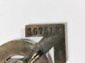 HJ Leistungsabzeichen in bronze,  Buntmetall bronziert, M1/63, Verleihungsnummer 167513