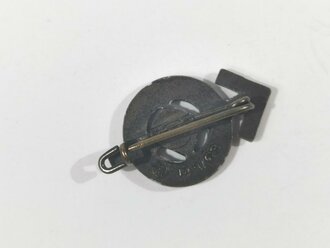 Miniatur HJ Leistungsabzeichen in bronze, Leichtmetall geschwärzt, M1/63, 21mm