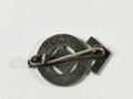 Miniatur HJ Leistungsabzeichen in silber, Leichtmetall versilbert, M1/34,