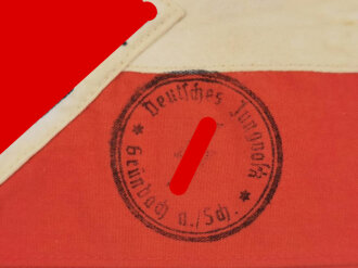 Armbinde für Angehörige der DJ/ Hitler Jugend,...