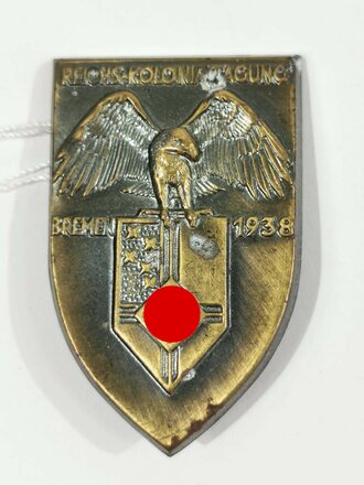 Blechabzeichen "Reichskolonialtagung Bremen 1938"