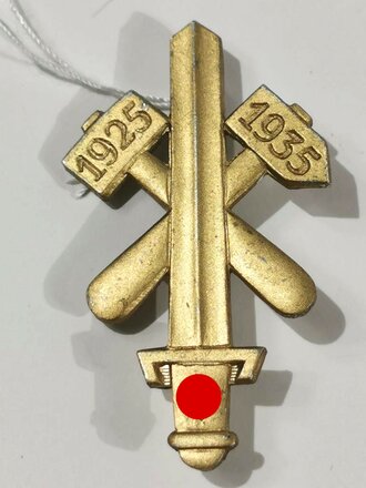 Blechabzeichen "10 Jahre NSDAP Gau Essen 1925 -...