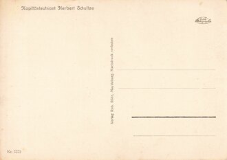 Fotopostkarte Ritterkreuzträger mit Eichenlaub Kapitänleutnant Herbert Schultze, Verlag Röhr Magdeburg 