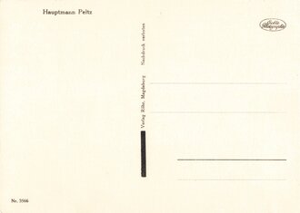 Fotopostkarte Ritterkreuzträger mit Eichenlaub Hauptmann Peltz, Verlag Röhr Magdeburg 