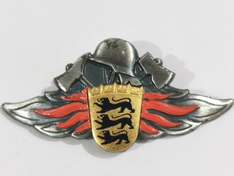 Deutschland nach 1945,  Feuerwehr Mützenabzeichen Baden Württemberg, Breite 75mm