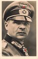 Hoffmann Fotopostkarte Ritterkreuzträger mit Eichenlaub Generalmajor Graf von Schwerin, rückseitig beschriftet & Klebereste