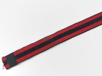 Feuerwehr Webkoppel mit Messinggegenhaken 53mm, Gesamtlänge 103cm