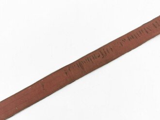 Feuerwehr Webkoppel mit Messinggegenhaken 53mm, Gesamtlänge 103cm