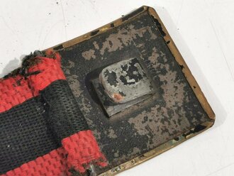 Feuerwehr Webkoppel mit Messingschloss 70mm, Gesamtlänge 89cm