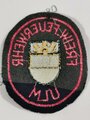 Ärmelabzeichen Feuerwehr Ulm, getragenes Stück