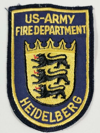 U.S. Army Fire Department Heidelberg patch, used