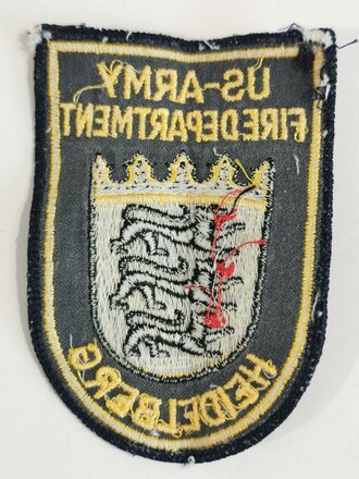 U.S. Army Fire Department Heidelberg patch, used