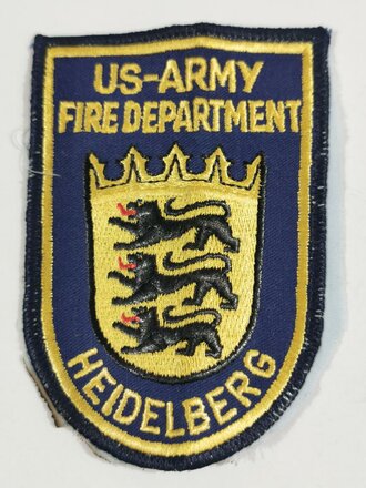 U.S. Army Fire Department Heidelberg patch, used