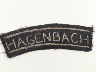 Ärmelabzeichen Feuerwehr Hagenbach, getragenes...