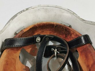 Deutschland nach 1945, Leichtmetallhelm Feuerwehr, ungereinigtes Stück