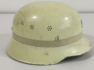 Deutschland nach 1945, Leichtmetallhelm Feuerwehr, ungereinigtes Stück